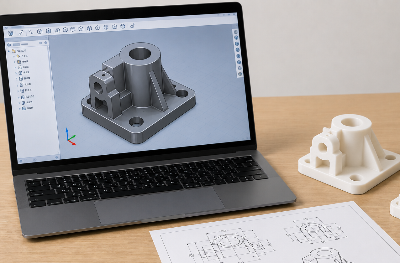 ３Dプリンタを使ってロボットの部品の制作