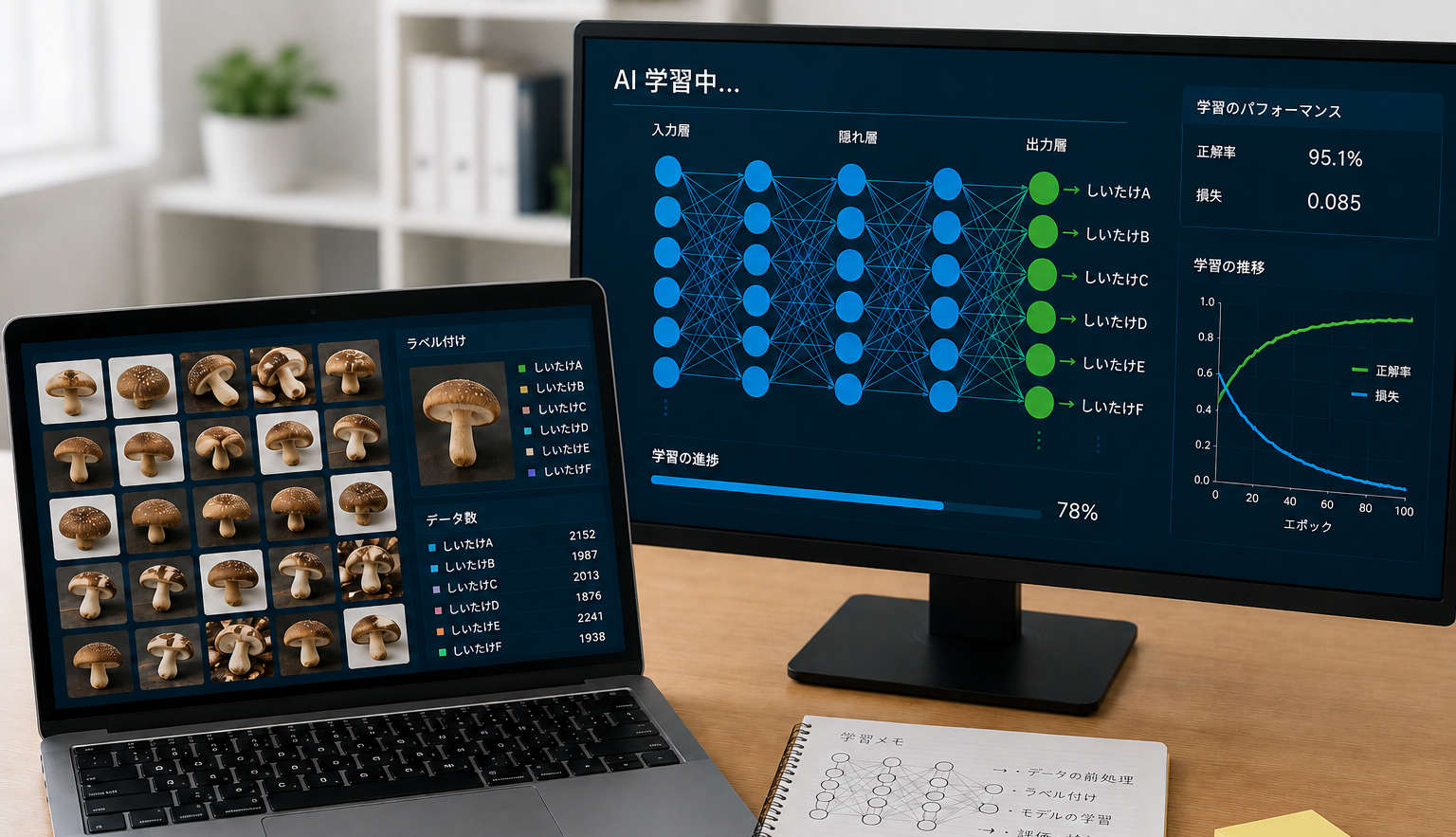 人工知能（AI）に学習をさせる