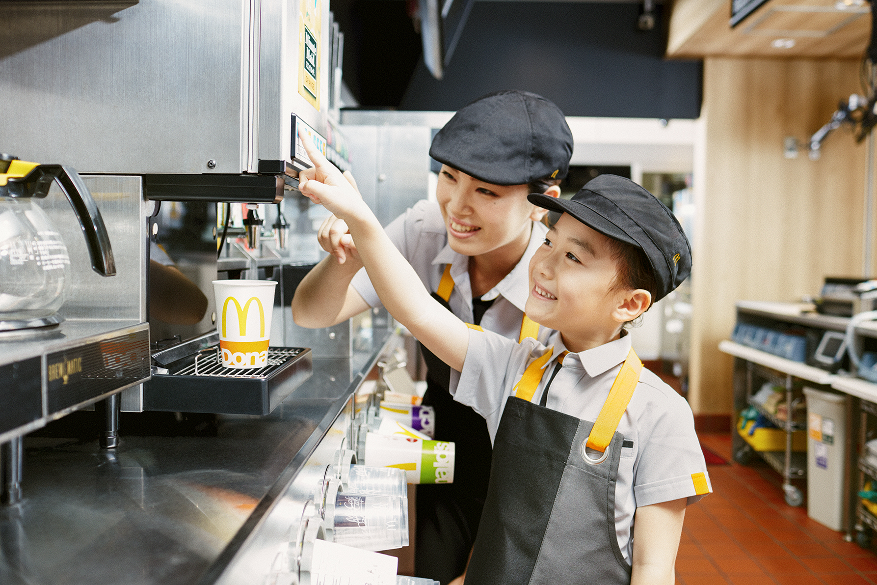ドリンクを作ります。