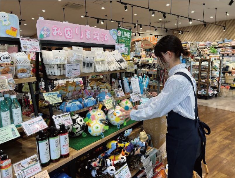 商品の発注、陳列