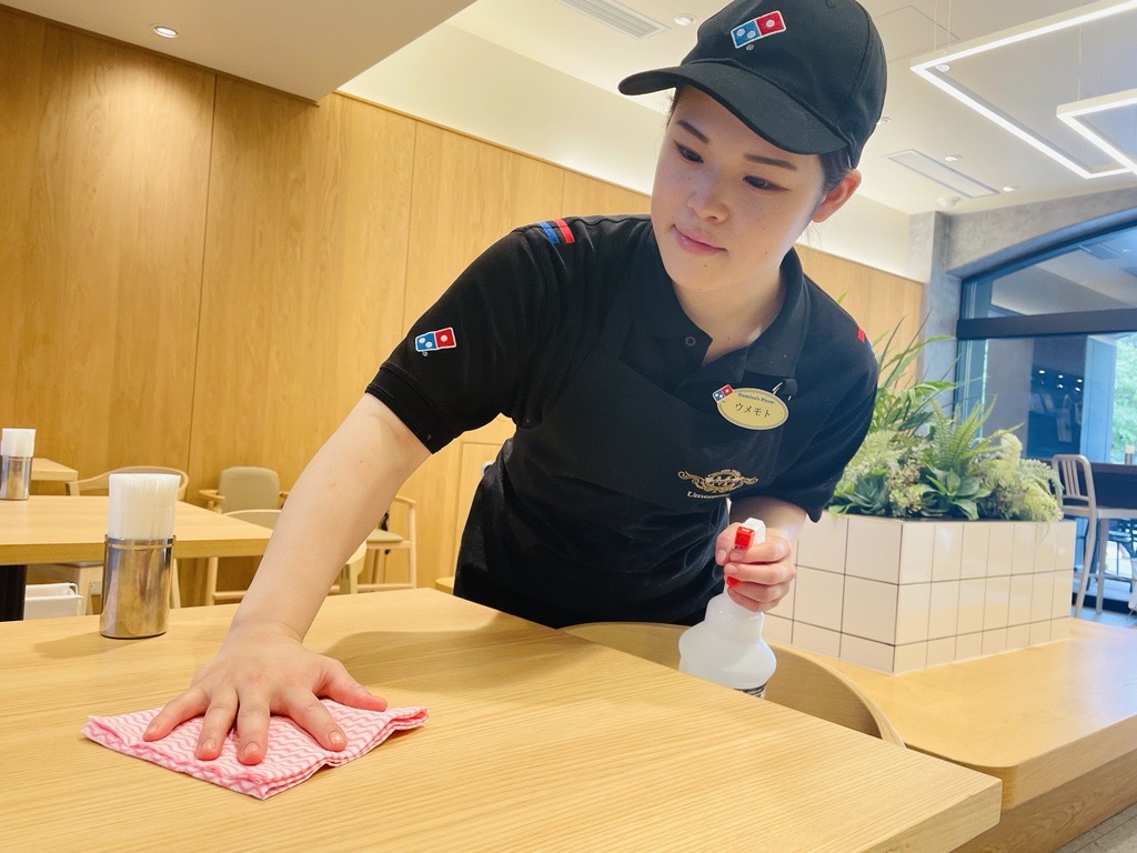 お店の掃除