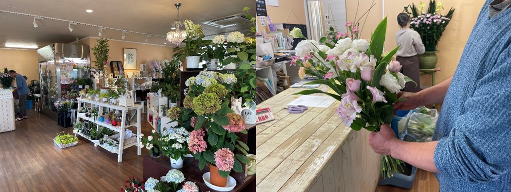 お花屋のお仕事