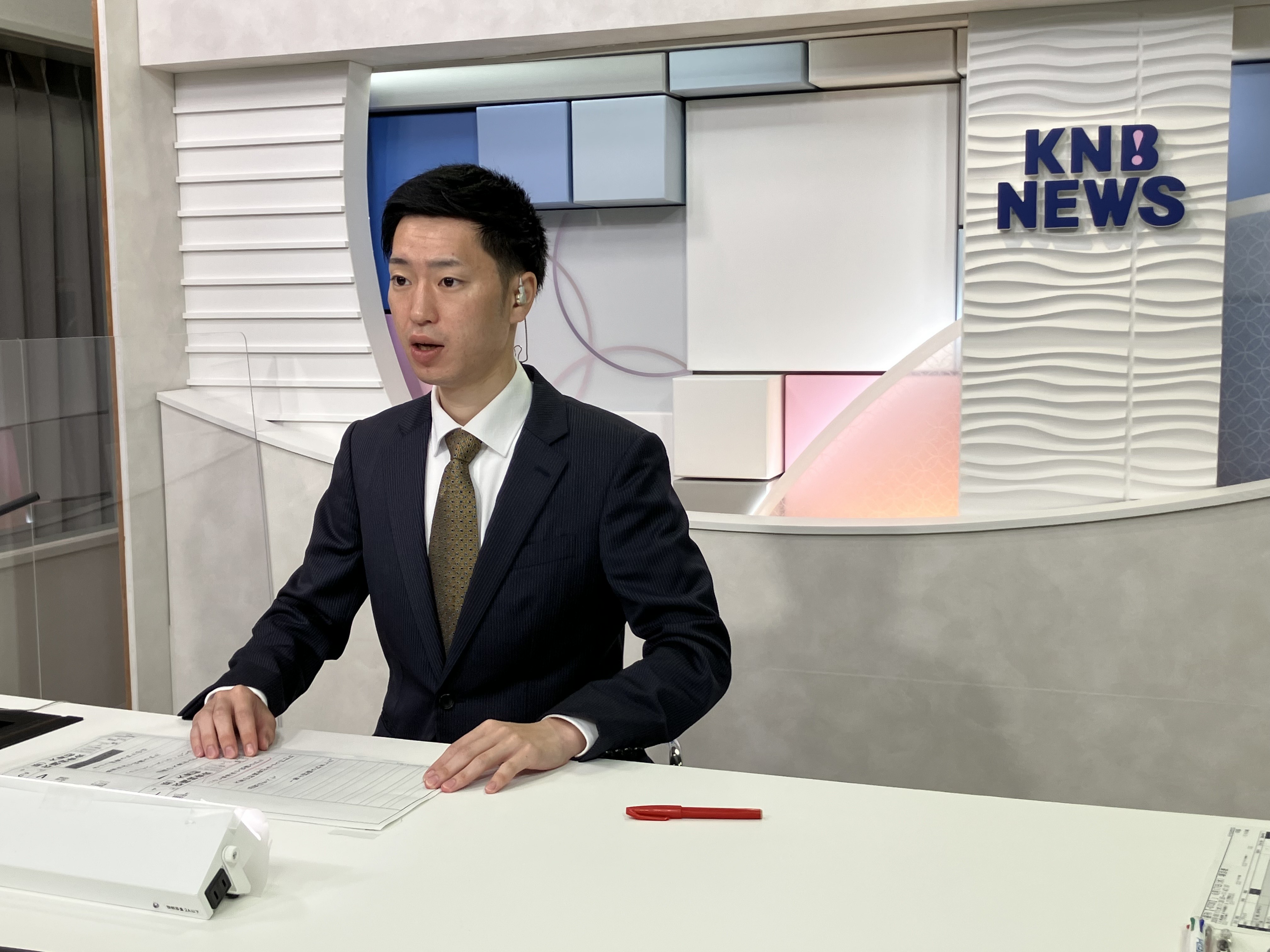 ニュース番組 本番